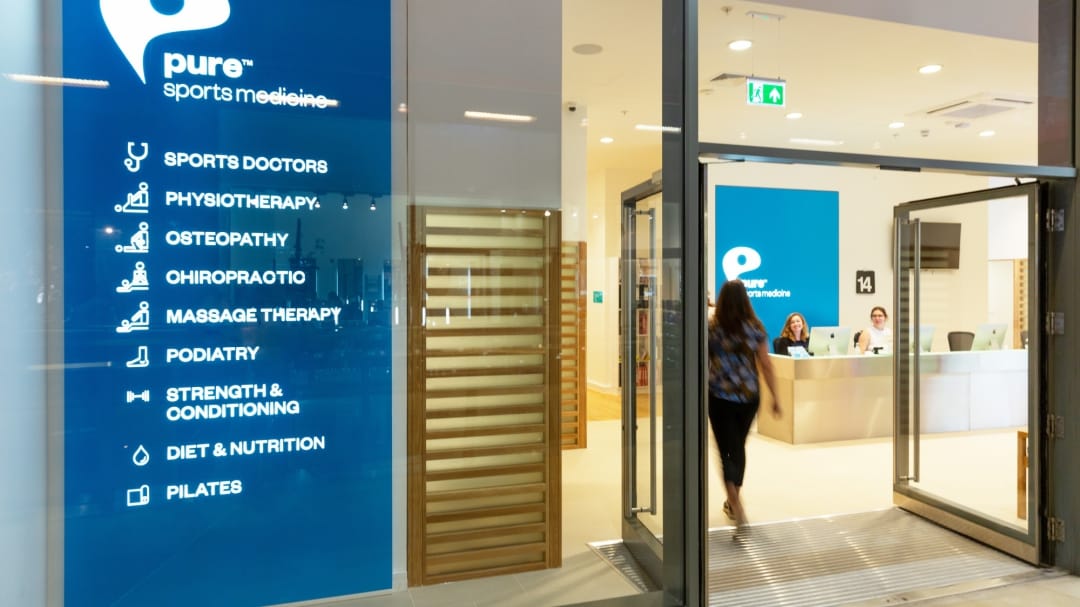 Pure Sports Medicine St Paul's exterior and reception